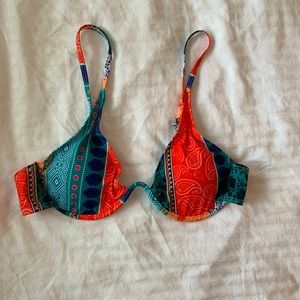 Shein Tribal Print Bikini Top